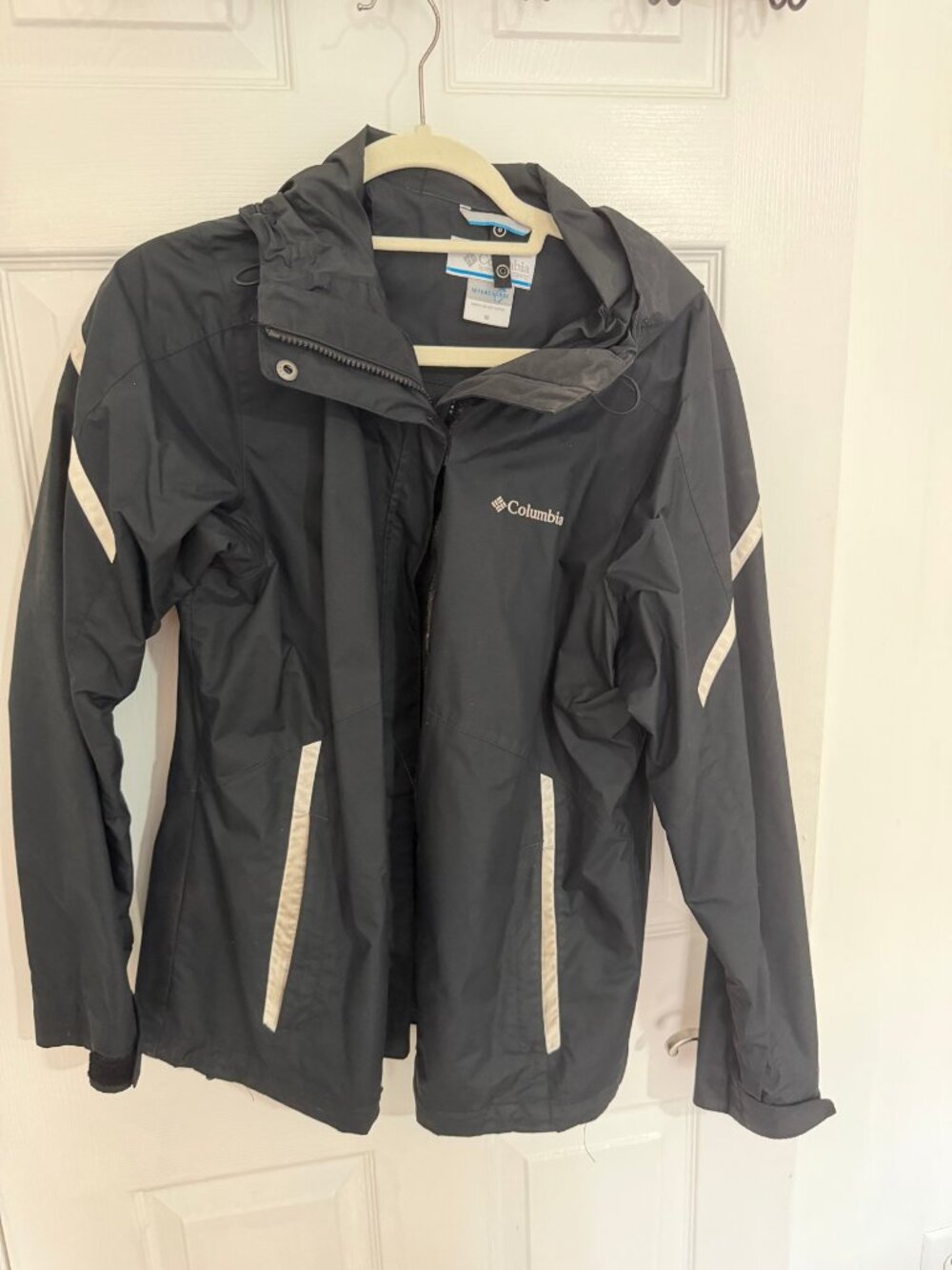 Columbia Interchange Rain Jacket Shell Only Size M